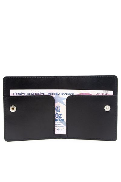 Pierre Cardin 0206A55 Model Black Analin Leather Wallet