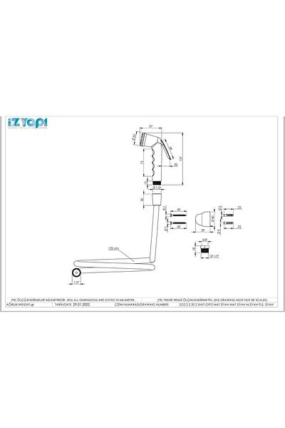 İZYAPI Trace Building Bidet White