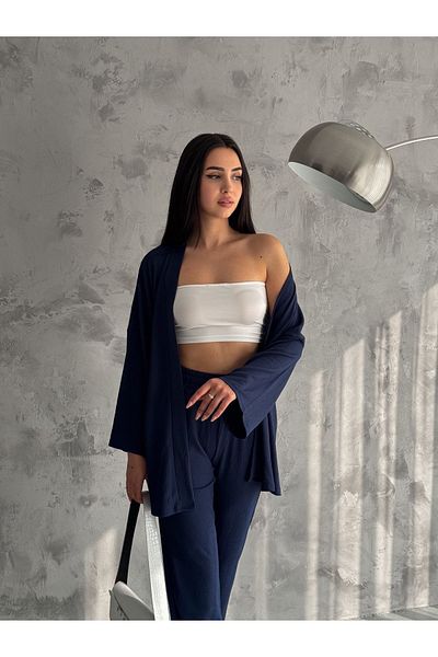 alenmoda Costum înfășurat kimono