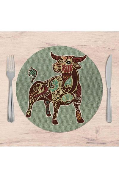 Egebella Astrology - Zodiac Sign Themed American Service - Decorative Stamp - Taurus