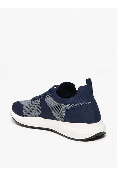 LBL by Shoexpress Textured Slip-On Low Ankle Sneakers