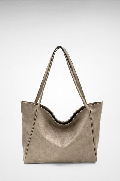 Rosmod Γυναικεία τσάντα ώμου Cream Antique Double Handle Shopper