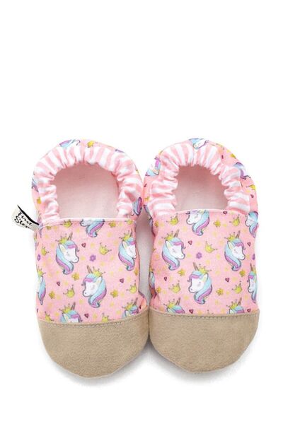 First Step Pamuk Astarlı Kaydırmaz Taban Patik-unicorn-f-834