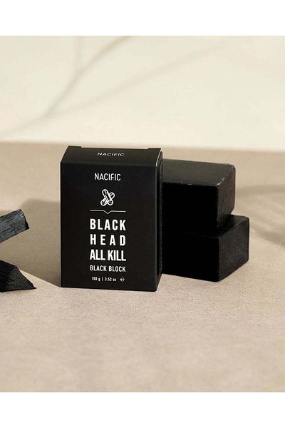 Nacific 100g Blackhead Removal Soap - Blackhead All Kill Black Block