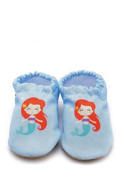 First Step Mermaid Non-Slip Sole Baby Summer Booties Blue, Home Boots Slippers Nursery Shoes Slippers F-824