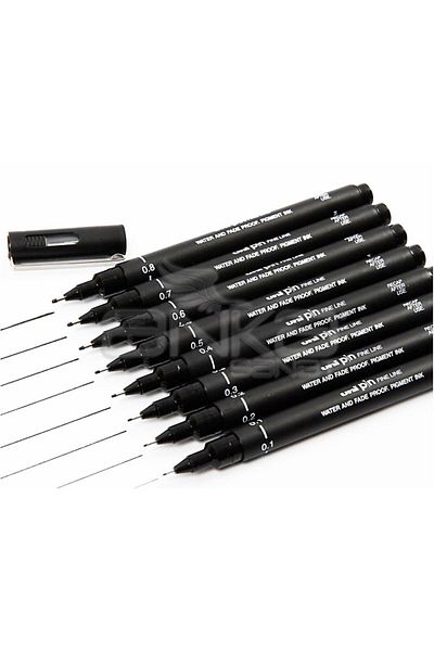 UNİ-BALL Black Technical Drawing Pen - Uni Ball Pin 0.03 (1 Piece)