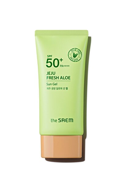 THE SAEM Jeju Aloe Sun Gel Güneş Kremi Spf 50 Ve Pa 50 gr (VİONİNE)