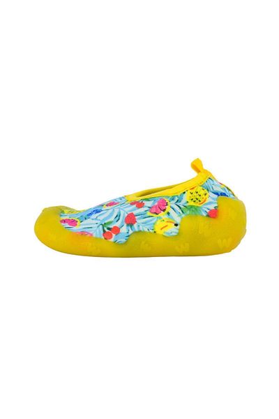 First Step Pantofi de mare pentru copii cu talpă anti-alunecare cu model de fructe galbene-F-7000