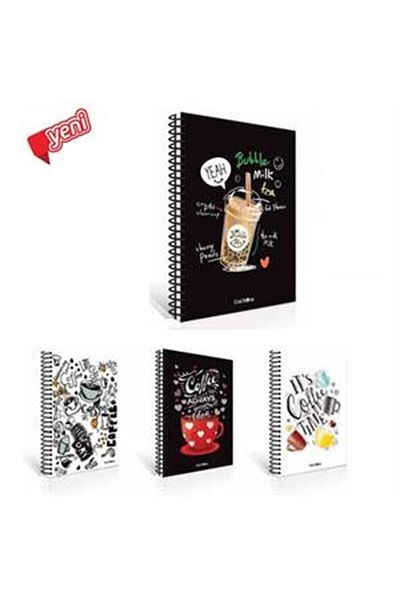 ÇINAR DEFTER 120 Yp.striped 17*24 Cm.spir.hard Kpk.coffee-55144