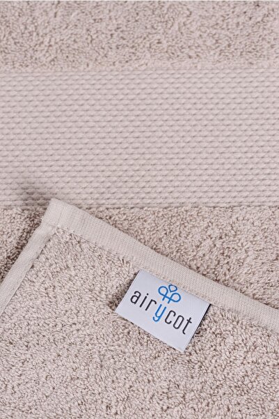 AİRYCOT Beige 90x165 Set of 2 Bath Towels