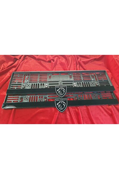 ATTA PAZARLAMA Kabartmalı pleksi parlak peugeot plakalık plaka