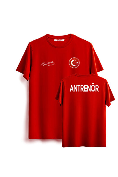 hakuof Tricou de antrenor semnat Ataturk, din bumbac, original, metalizat, cu...