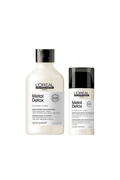 L'oreal Professionnel Loreal Professionnel Expert Metal Detox - Shampoo 300 ml & Cream 100 ml, High Protection