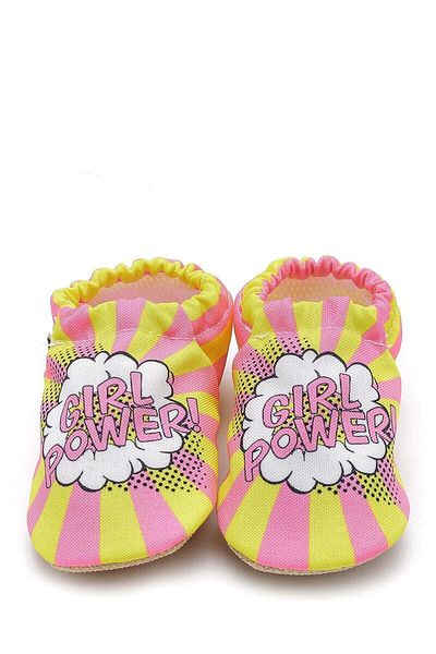 First Step Girl Power Non-Slip Sole Baby Summer Booties Pink, Home Boots Slippers Nursery Shoes Slippers F-824
