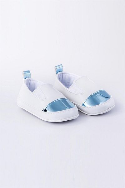 First Step Mirrored Booties Blue