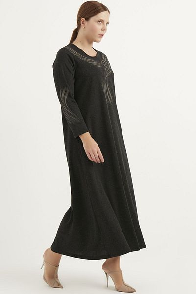 Gelince Plus Size Printed Dress
