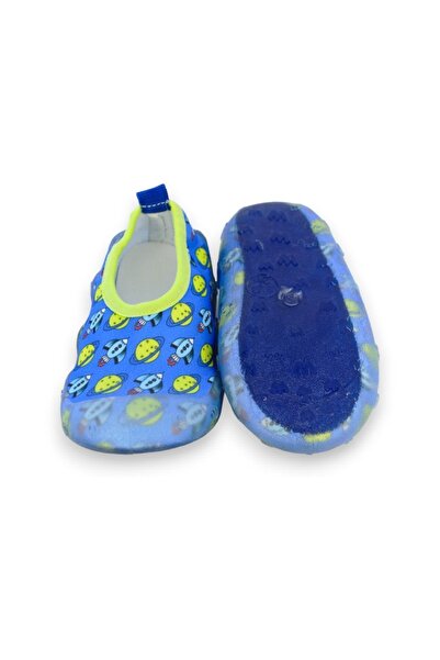 First Step Παπούτσια θαλάσσης με αντιολισθητική σόλα για αγόρια Saks με σχέδιο Planet-F-7000