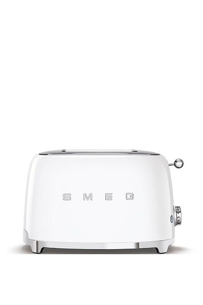 SMEG Pâine de pâine albă retro în stilul anilor 50 2x1 TSF01WHEU