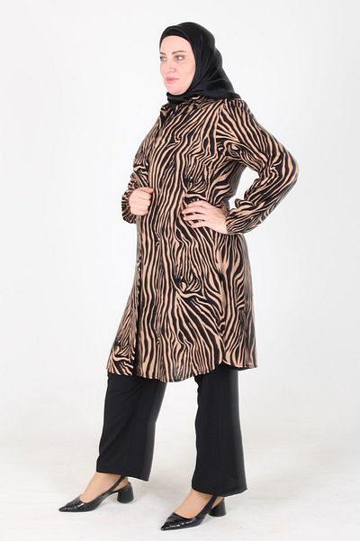 Gelince Ayren Large Size Viscose Tunic