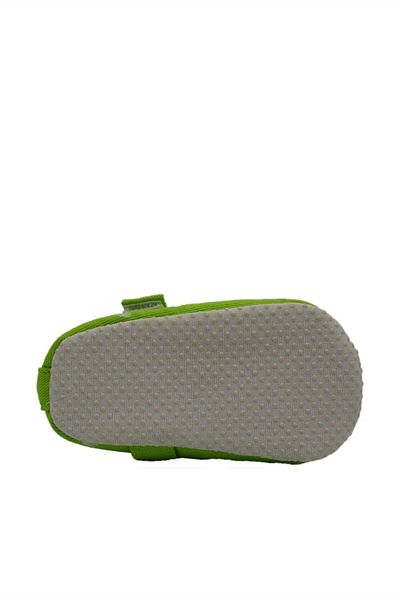 First Step Green Baby Ballerinas-f-267
