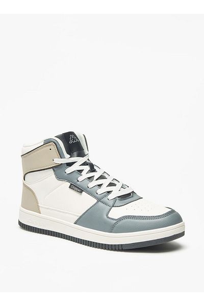 Kappa Men's Panelled High Top Lace-Up Sneakers