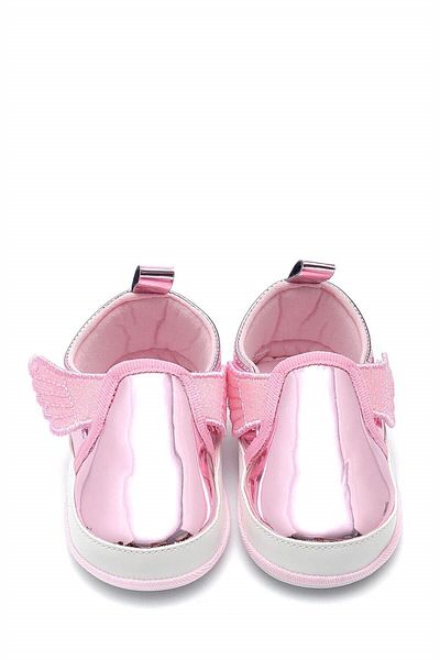 First Step Winged Flexible and Anti-Slip First Step Shoes-pink-f-537