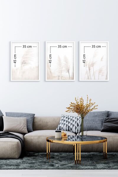 ÖZCANLAR ÇERÇEVE Dekorasyon Çoklu Çerçeveler Baskılar Baskı Seti Ev Dekoru Home Dekor Tablo 165