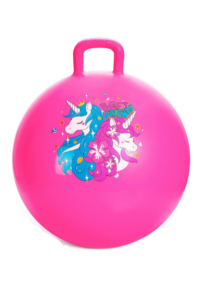 Janissary Pembe Zıp Zıp Kanguru Top Zıplama Topu Çocuk Pilates 90 Kg Taşıma