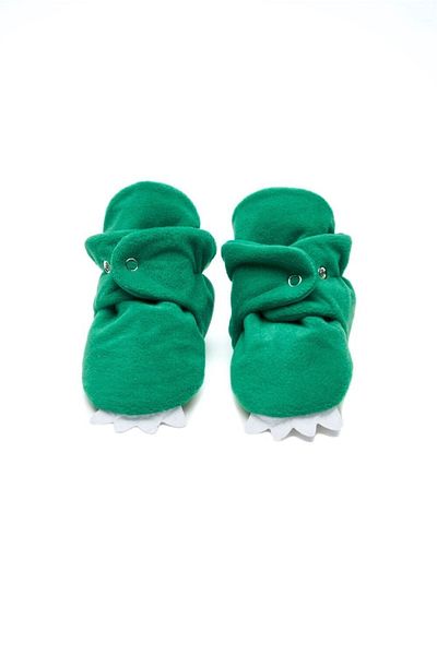 First Step Monster Non-Slip Base Cotton Lined Snap Slippers