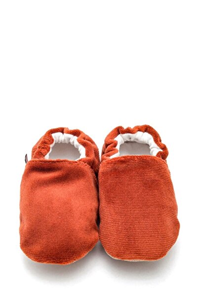 First Step Pamuk Astarlı Kaydırmaz Taban Patik-karamel-f-847