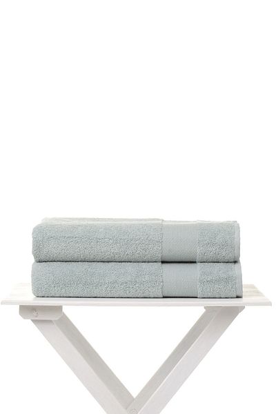 AİRYCOT طقم من فوطتي حمام باللون الأخضر مقاس 90 × 165