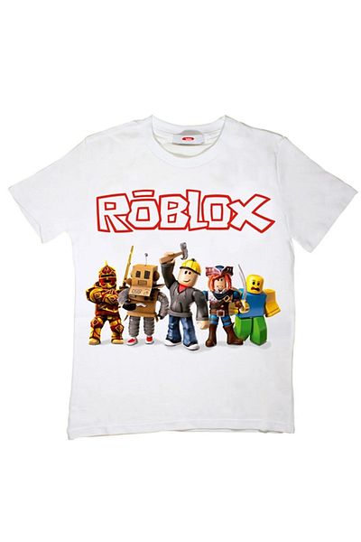 Roblox Tricou alb unisex pentru copii - Model55
