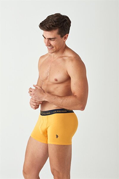 U.S. Polo Assn. Η.Π.Α. Polo Assn. Ανδρικό κίτρινο - Navy Blue 2 Pack Boxer