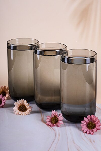 Paşabahçe Iconıc 6'lı Mesrubat Bardagı V Blok Gri