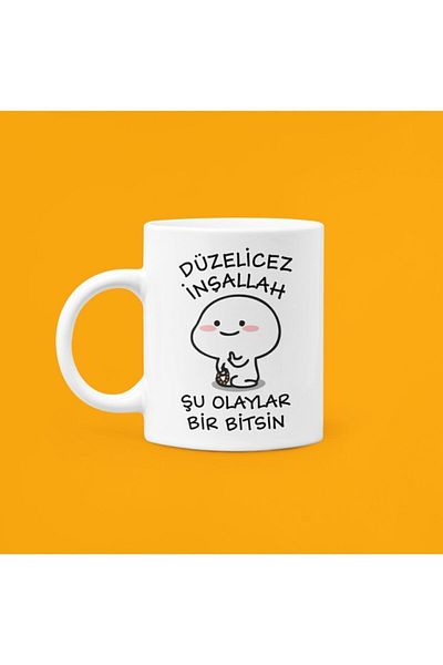 UUR STORE We Will Fix It, Inshallah, Let These Events Be Over Printed Mug