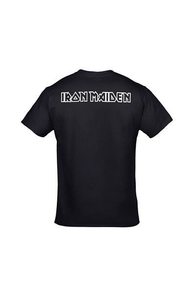 Orijin Tekstil Μαύρο μπλουζάκι Unisex με τυπωμένο άλμπουμ Iron Maiden Senjutsu μπροστά και πίσω