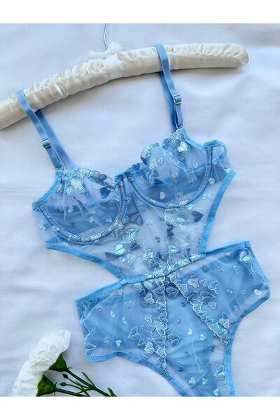 Feruzdesign Body cu sârmă Shay Blue