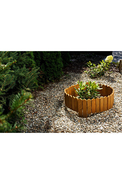 iAhşap Bahçe Bordür Çiti Bahçe Çiti Bahçe Dekoru Özel Tasarım 20x200 cm