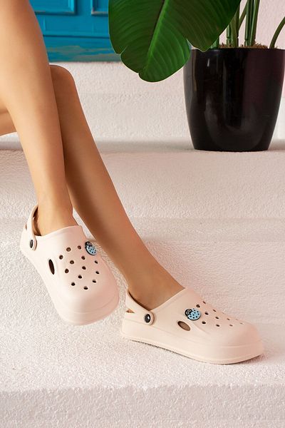 Ege's Shoes Women's Nut Eva Sea Beach Cook Doctor Nurse Hospital Confort Comfortable Sandals Slippers