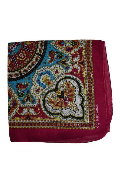 YELPAZE DÜNYASI Ethnic Patterned Square Bandana