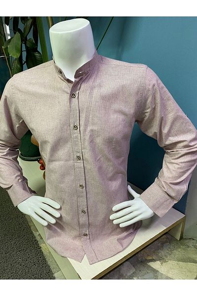 CLASSO Cotton Prevailing Collar Sleeve Epaulets Shirt