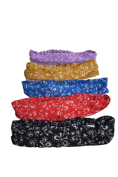 YELPAZE DÜNYASI Elastic Bandana Σετ 5 τεμαχίων