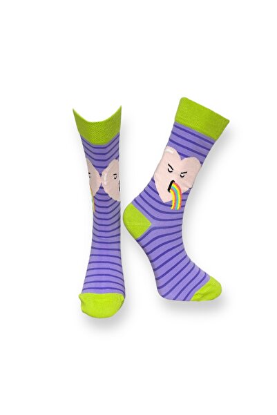Mevo Single Unisex Rainbow Socks