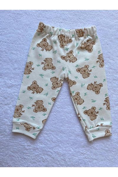 MBK GARDEN Teddy Bear Patterned Cute Baby Pajama Set - 100% Cotton