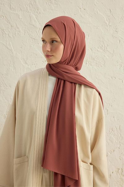 Qef Onion Shell Daily Crepe Shawl