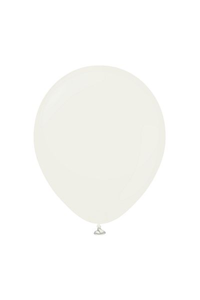 Ata Parti Dünyası 10 Pieces Retro White 12 Inch Decoration Balloon