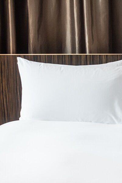 Leruum London White Pillowcase 100% Cotton 2 Pieces 50X70 Plain White Pillowcase