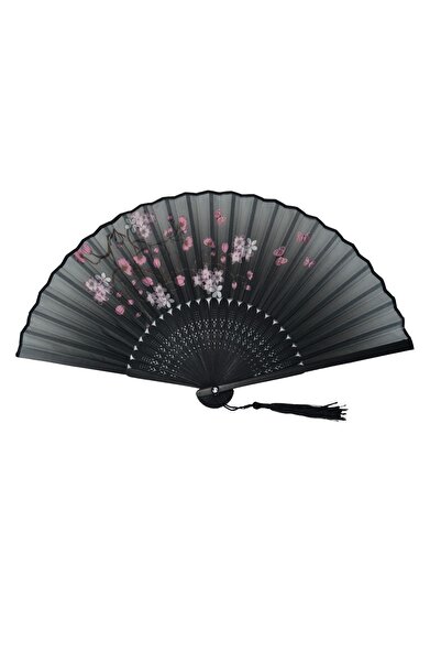 YELPAZE DÜNYASI Yelpaze Siyah Bambu