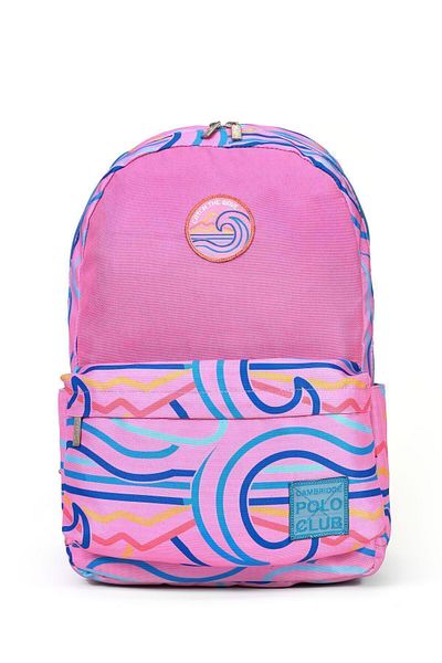 Cambridge Polo Club 2024 Collection Wave Double Main Compartment Unisex Children's Primary School Bag