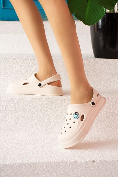 Ege's Shoes Women's Nut Eva Sea Beach Cook Doctor Nurse Hospital Confort Comfortable Sandals Slippers